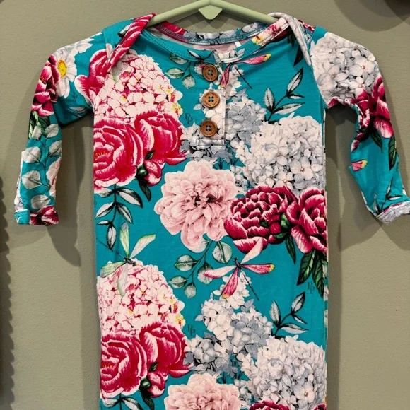 POSH PEANUT 0-3 month zip bottom sleeper; bamboo baby clothes; bamboo sleeper - Picture 2 of 13